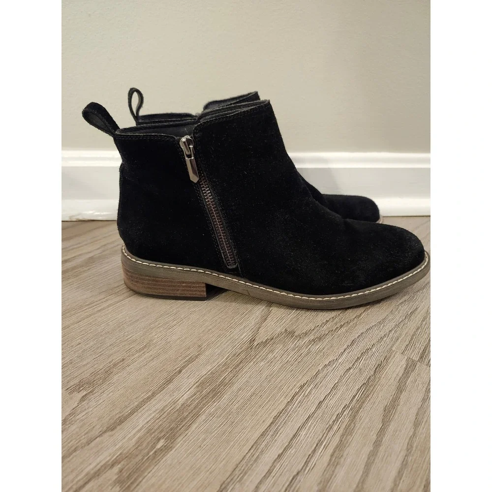 Crown Vintage CY-GORRIE‎ Black Suede Zip Ankle Boots Mens Size 11M